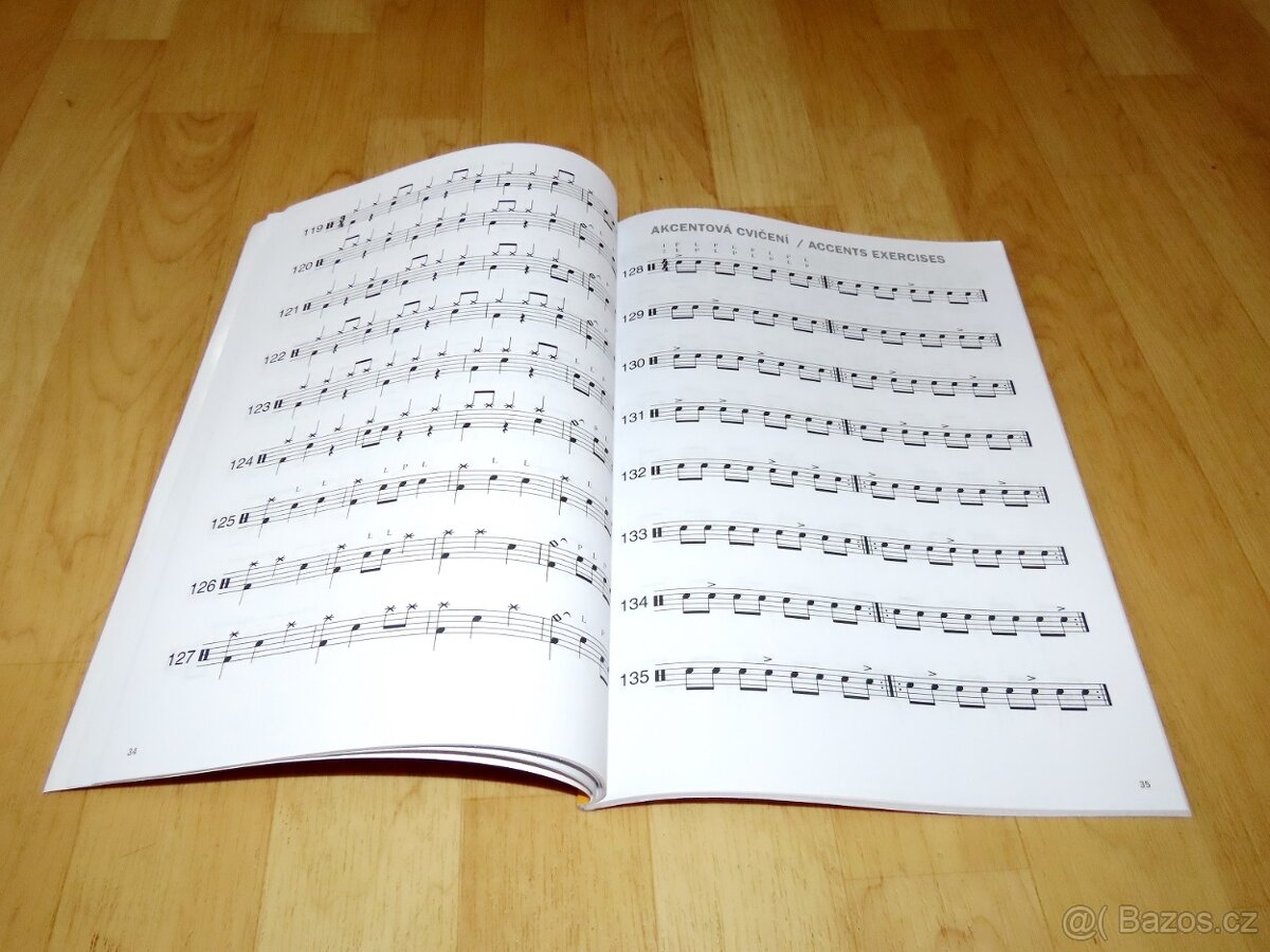 Učebnice ZAČÍNÁME NA BICÍ + PALIČKY - 3