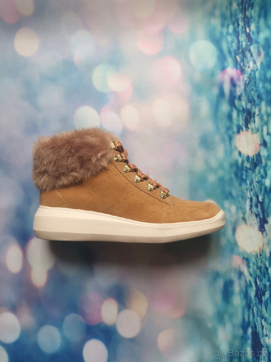 Geox dámské kotníkové boty polokozačky kozačky - 3