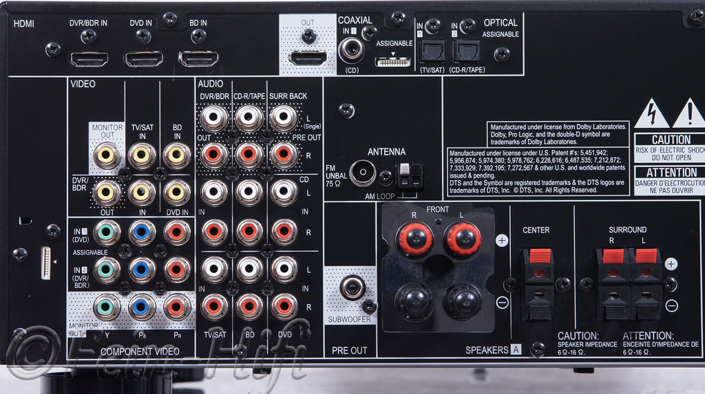 Pioneer VSX-421 AV receiver s 3D HDMI 1080p, DO, navod - 3