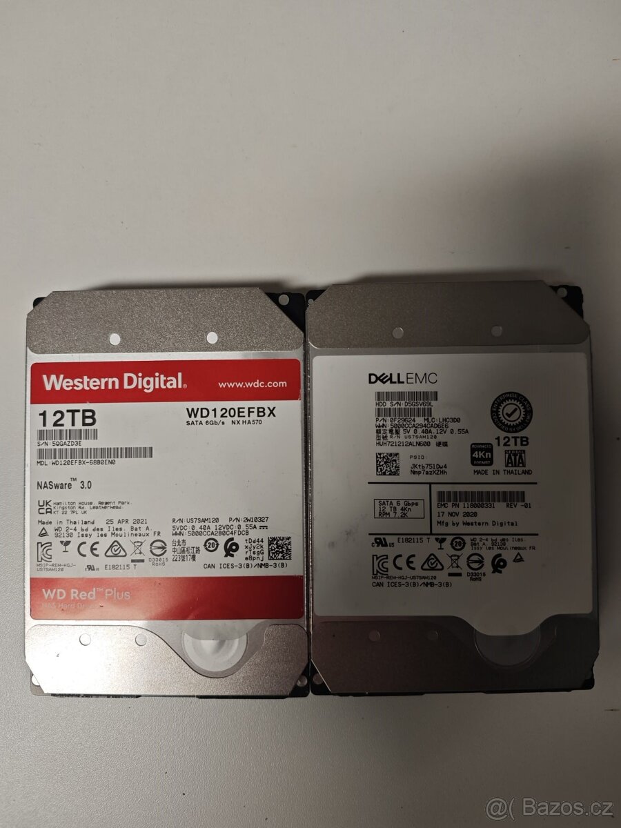 HDD WD 3.5" 2tb, 4tb 8tb, 10tb, 12tb, 14tb, 16tb, 18tb, 22t - 3