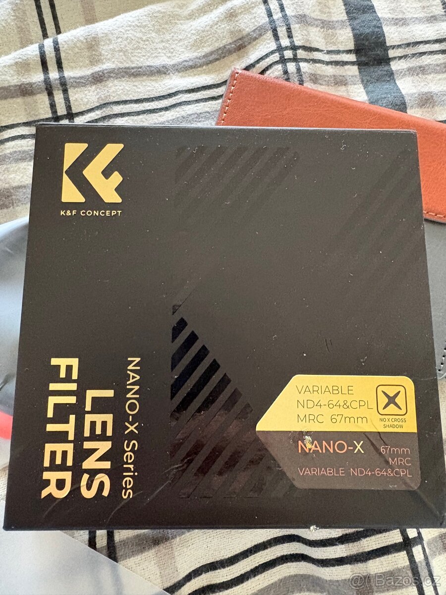 K&F Concept ND4-64 + CPL 2v1 filtr (67mm) - 3