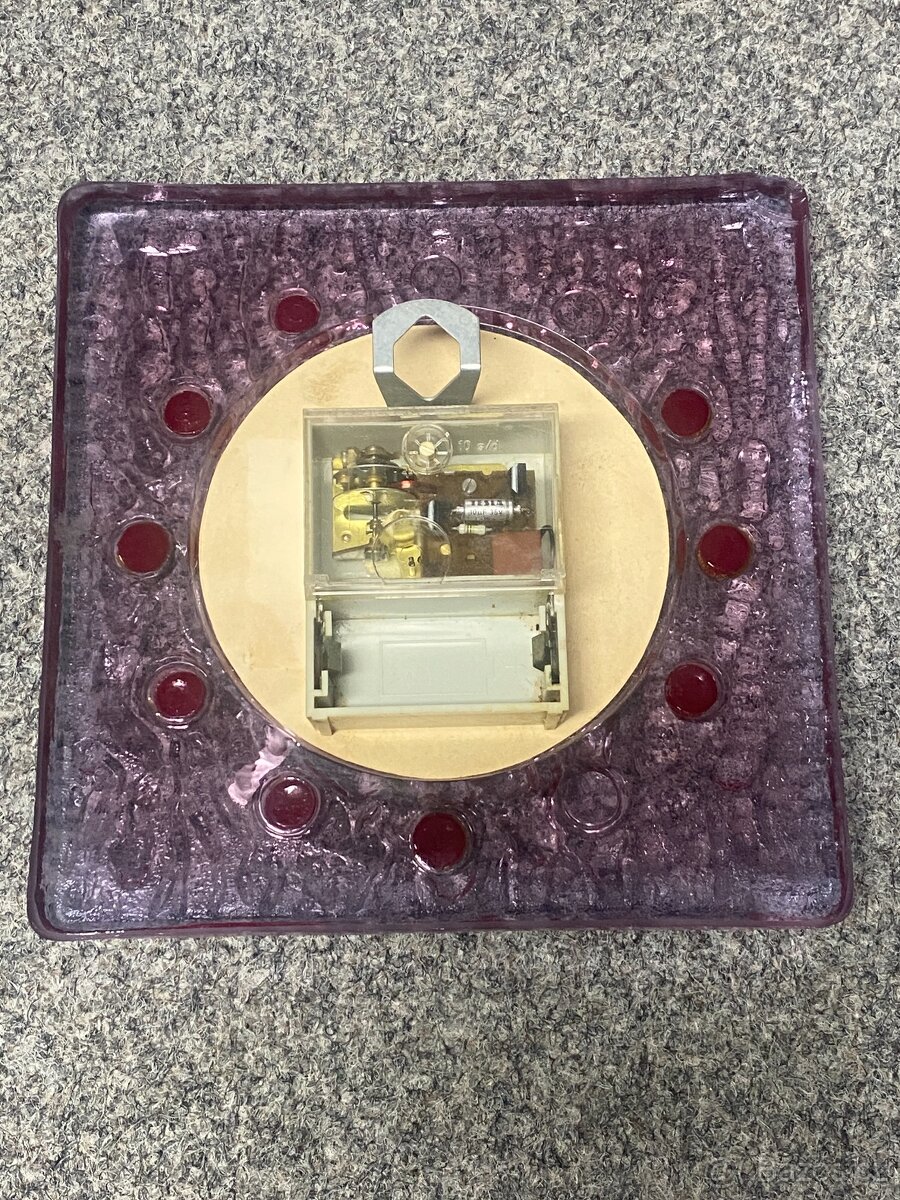 hodiny prim skleněné nástěnné hodiny prim retro hodiny prim - 3