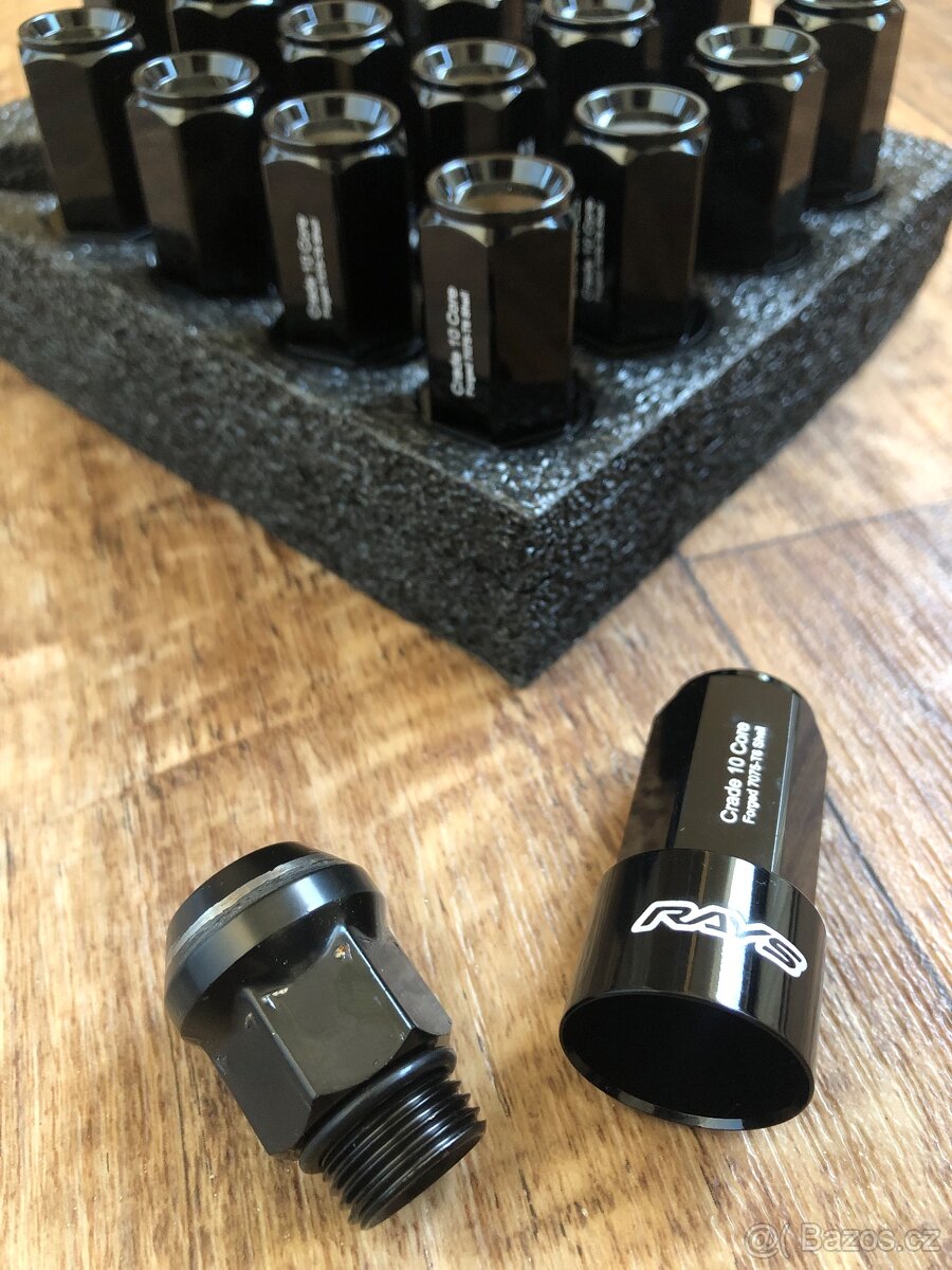 RAYS 2-dílné kolové matice M12x1,5 58mm, 20ks - 3