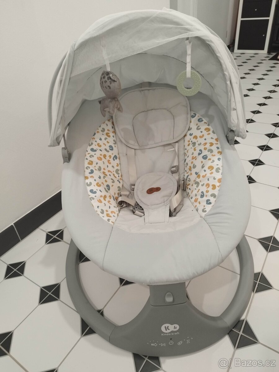 Kinderkraft Lumi 2 - elektrické houpací lehátko, lehátko 2v1 - 3