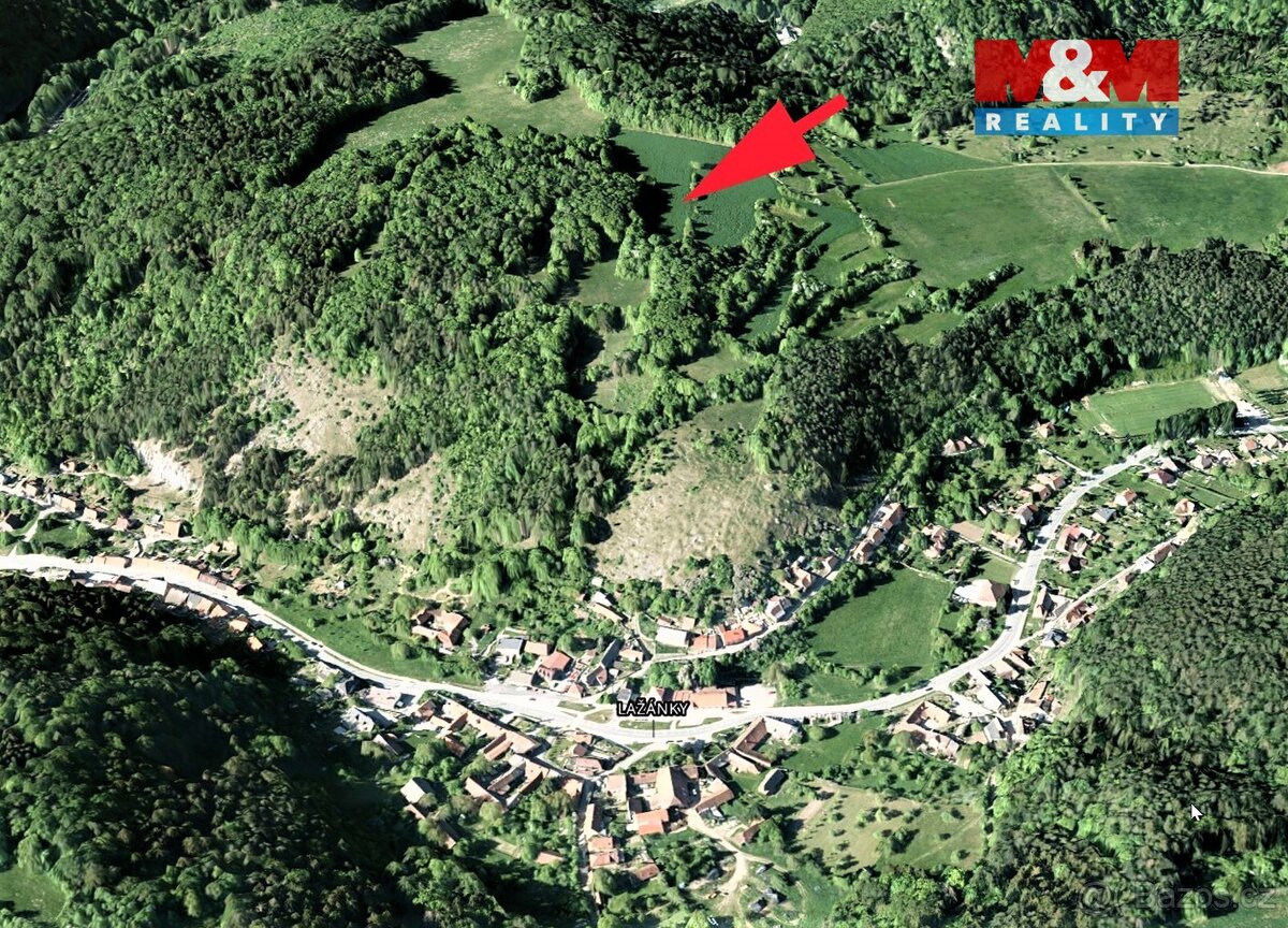 Prodej louky, 2185 m², Blansko-Lažánky - 3