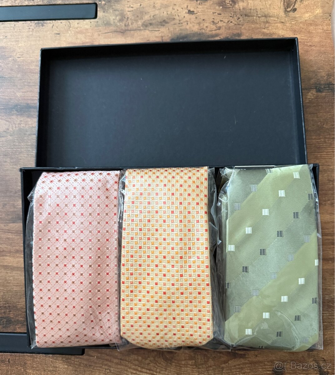 3 luxusní kravaty v dárkové krabičce - 3