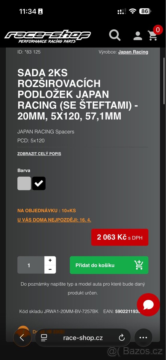 Podložky změna rozteče 5x100 → 5x120 - 3