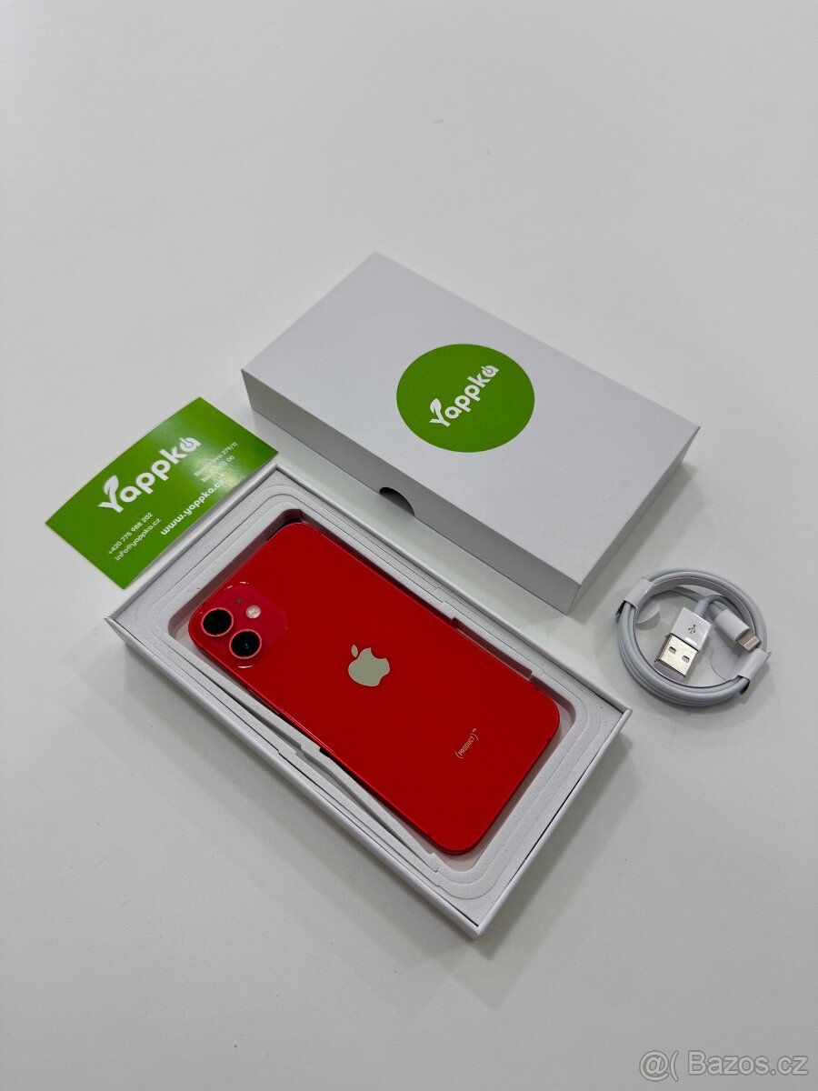 Apple iPhone 12 Mini 64GB Red - Krásný stav - ZÁRUKA - 3