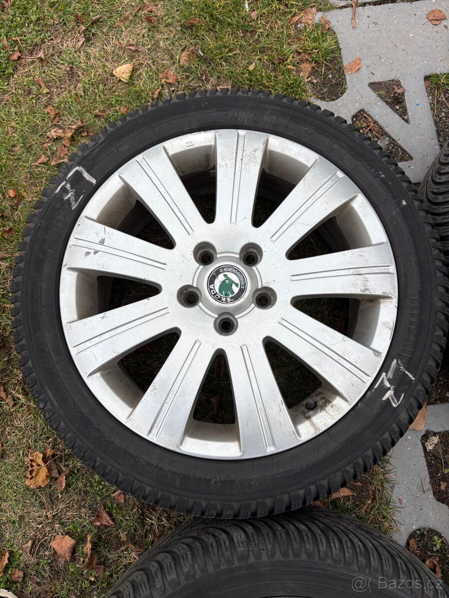 Prodám kola/disky/sadu Škoda Superb 2 - 3