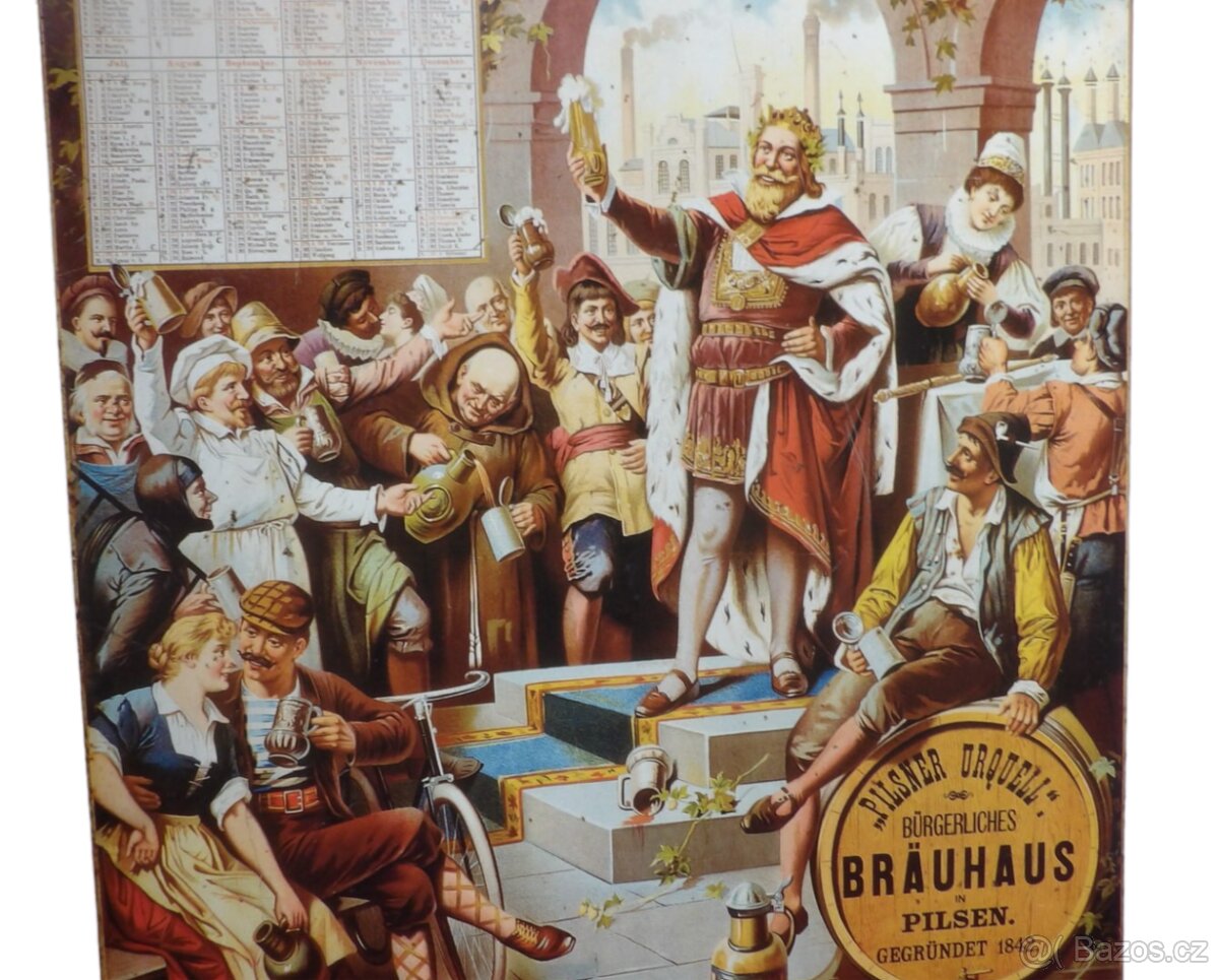Retro kalendář Pilsner Urquell - 1899 - 3