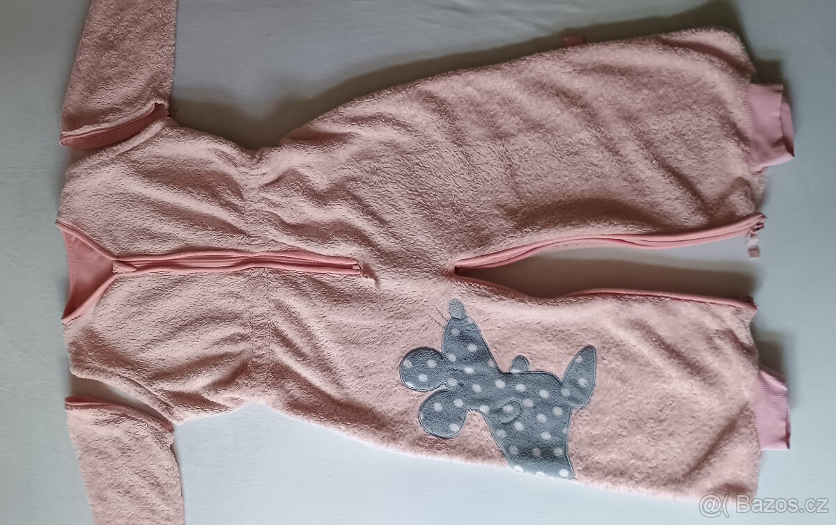 Spací pytel s nohavičkami/ overal vel. 92-98 - 3