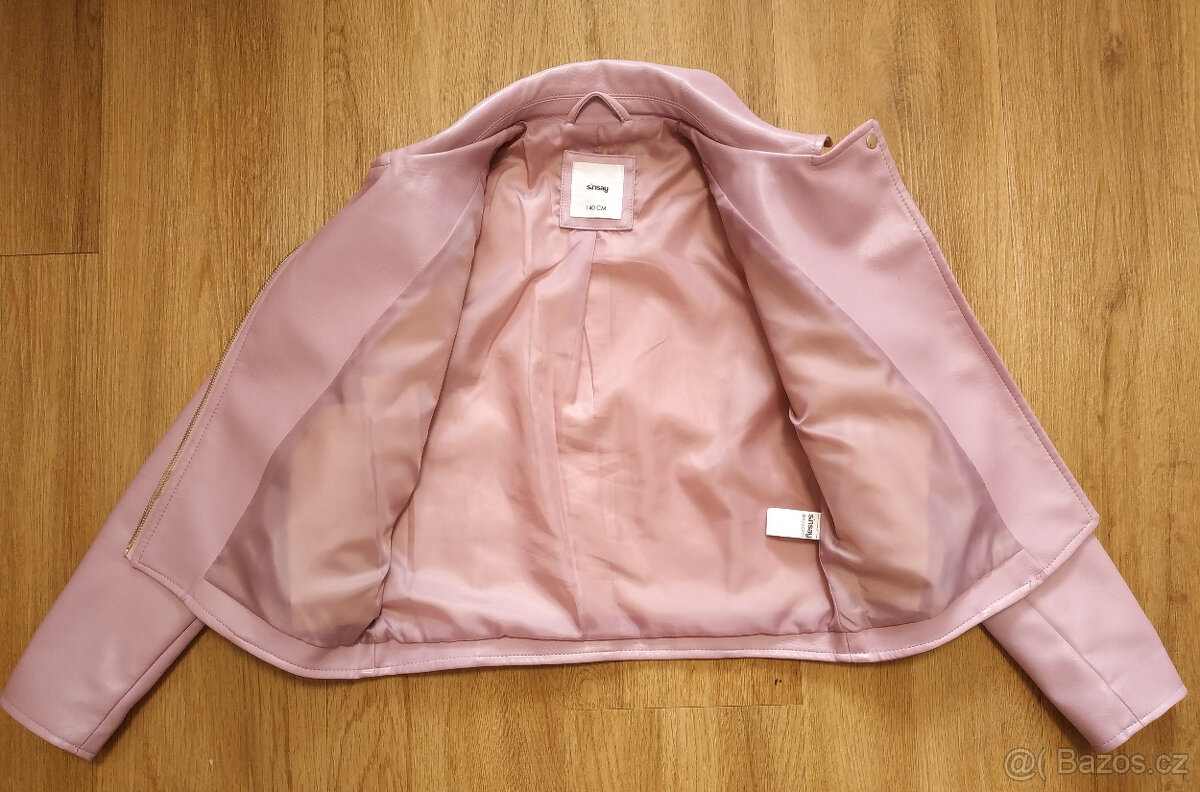 Bunda růžová vel. 140 - 3