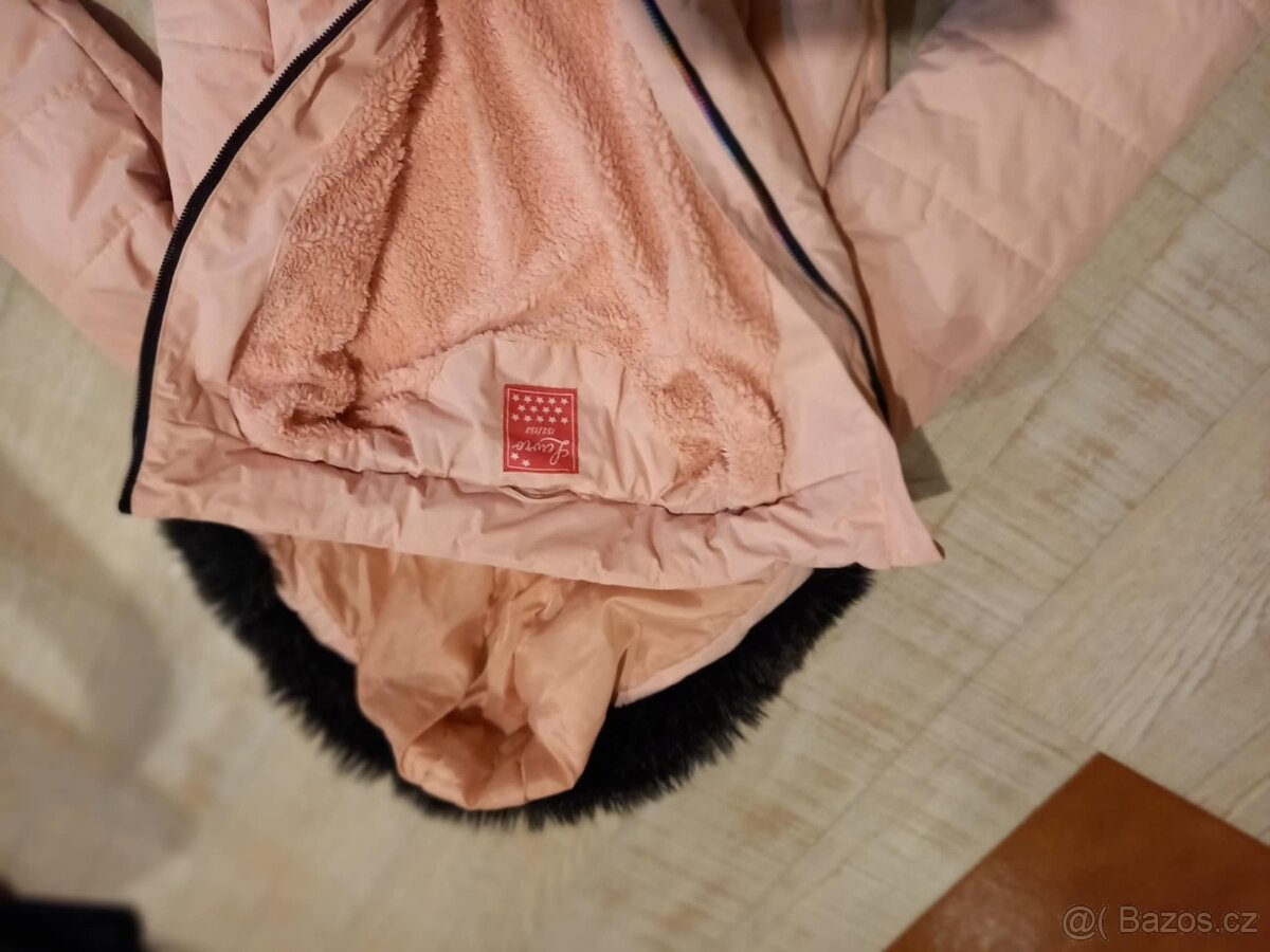 zimní bunda dívčí 152/158 - 3