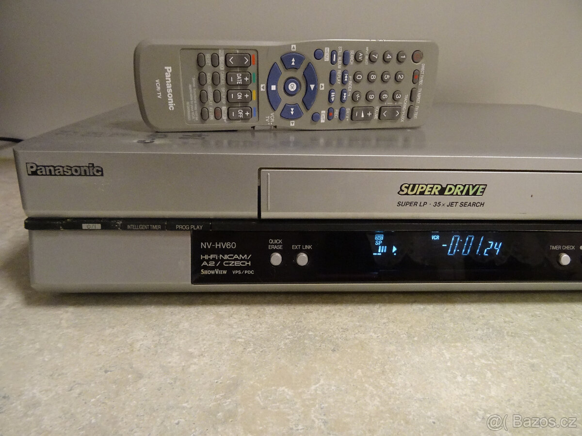 Špičkový videorekordér PANASONIC NV-HV60, 6 hlav,Hifi Stereo - 3
