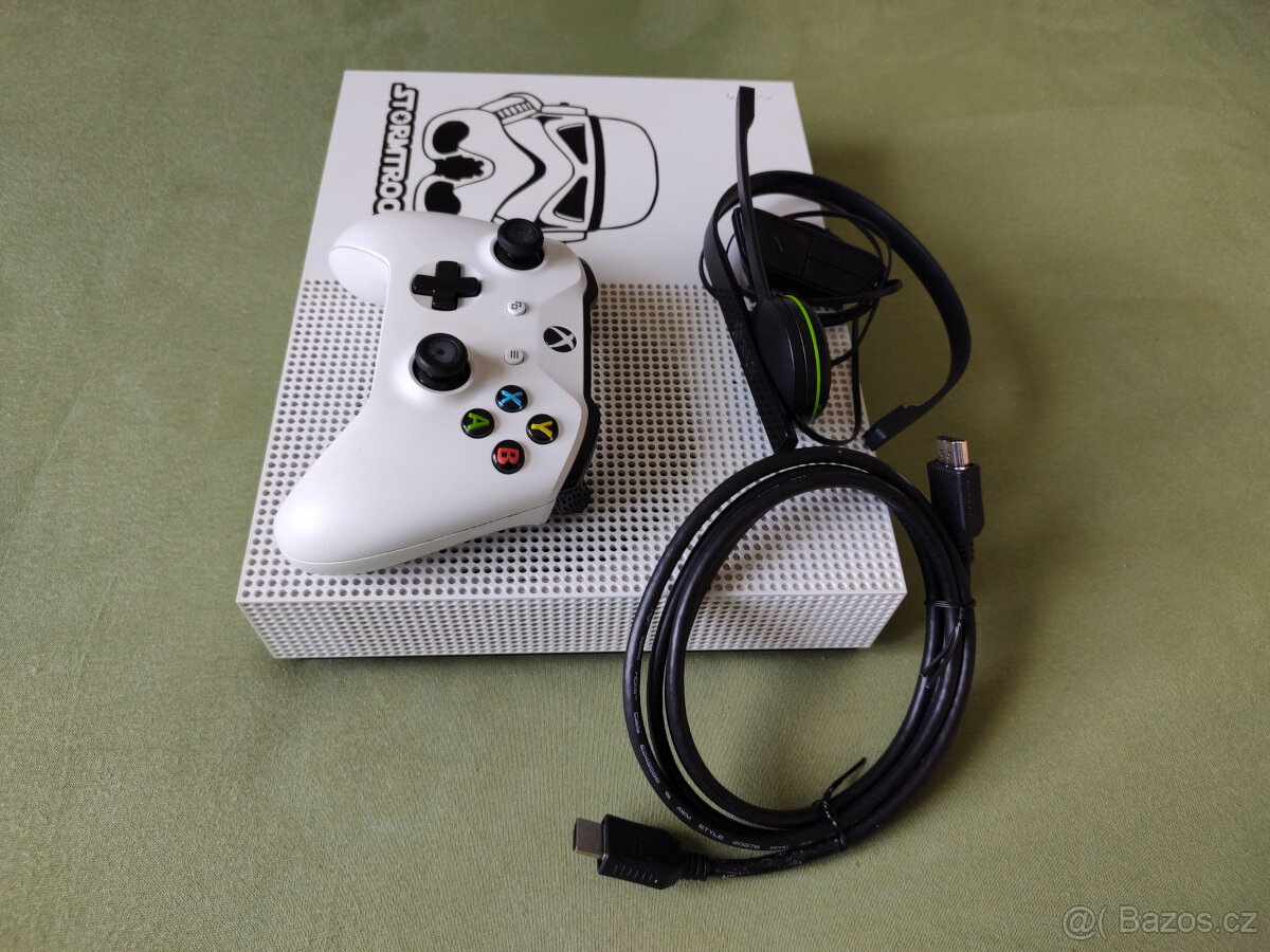 Xbox One S 500GB, bezdrátový ovladač, původní krabice - 3