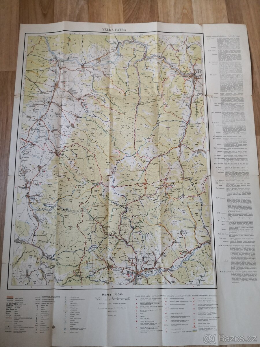 Nízke Tatry a Velká Fatra - mapy z 1957 a 1958 - 3