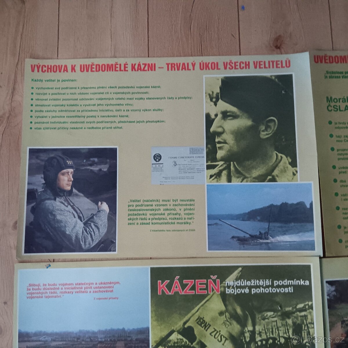 4 vojenské plakáty z éry socialismu - 3