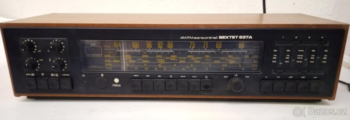 Koupím rádio Tesla 637 A SEXTET - 3