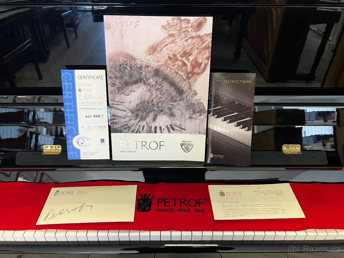 Petrof P118-S1 r.v 2018 se zárukou 5 let, doprava zdarma. - 3