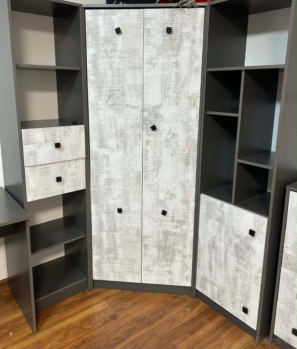 Rohová skříň, komoda i psací stůl - 3