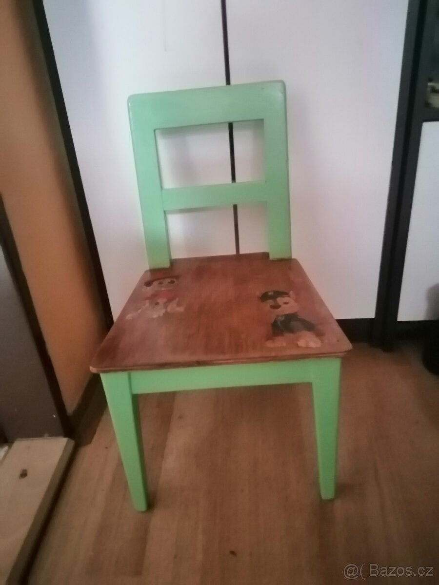 Stará dětská židlička - 3