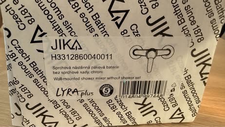 Nová sprchová baterie JIKA Lyra plus – chrom - 3
