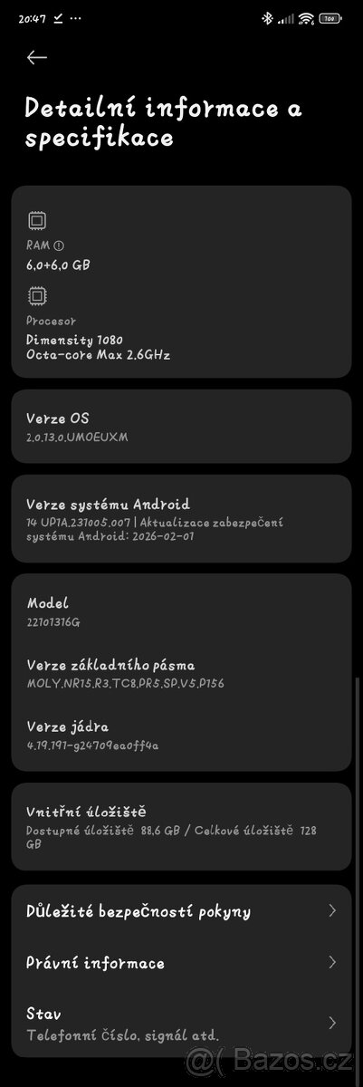 Xiaomi Redmi Note 12 Pro 5G číst popis - 3