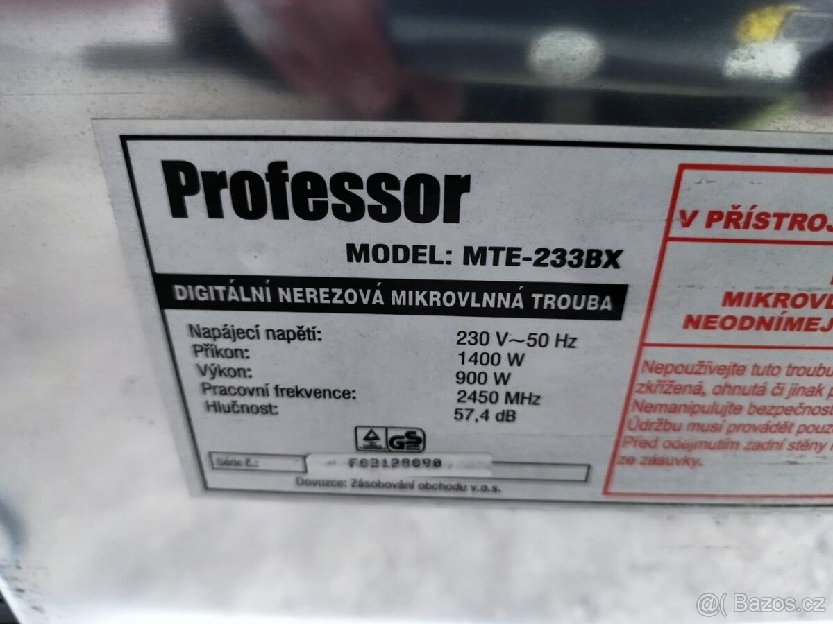 Mikrovlnná trouba Professor - 3