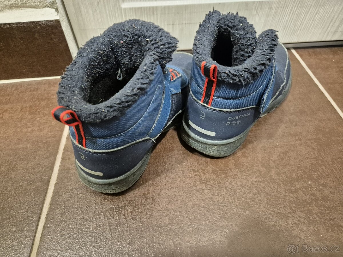 Dětské zimní boty Decathlon vel. 30 - 3