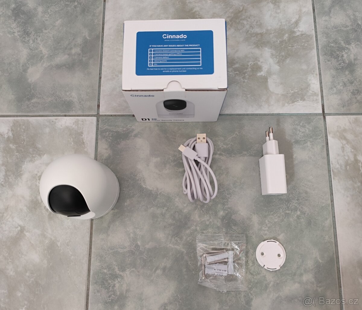 VNITŘNÍ WI-FI KAMERA CINNADO D1 S ROZLIŠENÍM 2K - 3