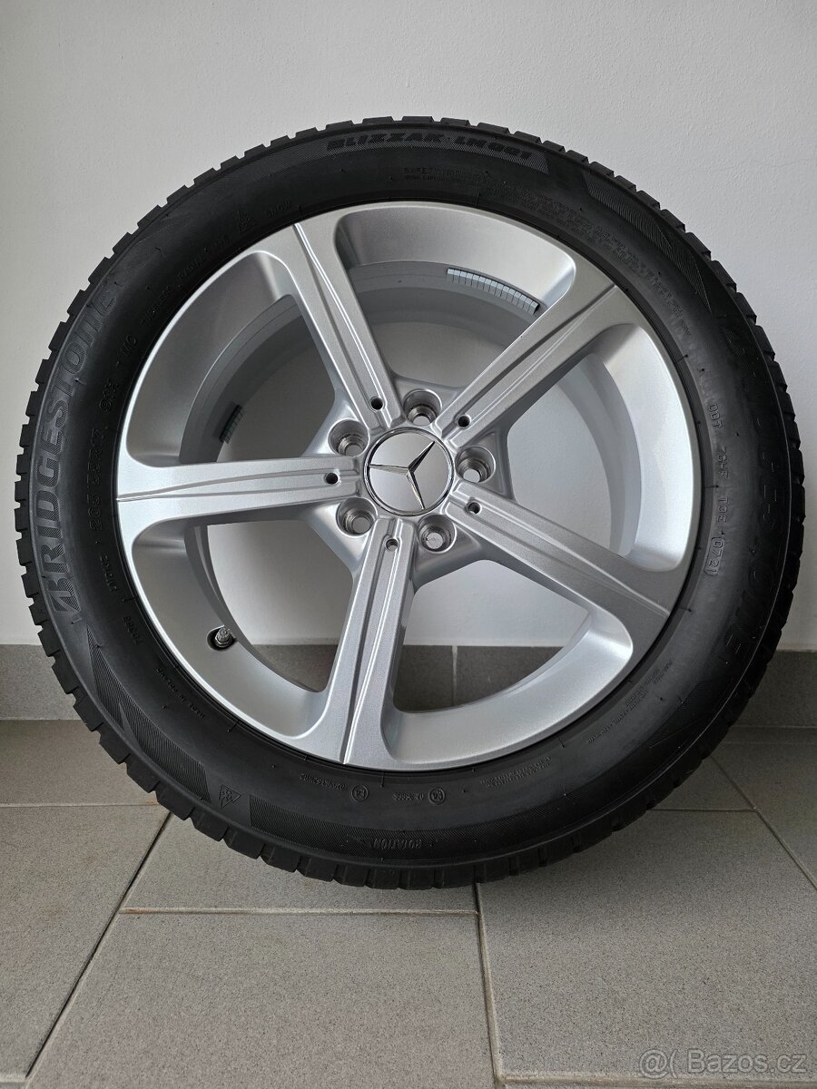 Orig. Mercedes 5x112 Zimní 205/55/17 - Zánovní - 3