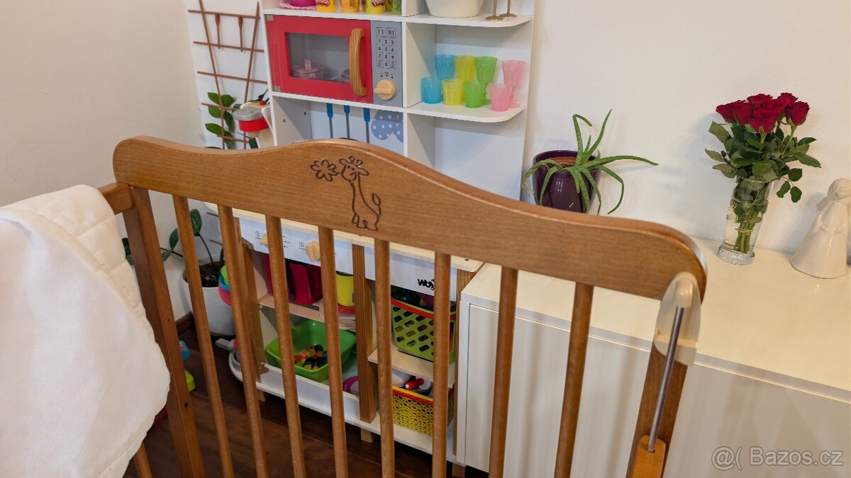 Dětská postýlka s matrací a mantinelem IKEA 🌙 - 3