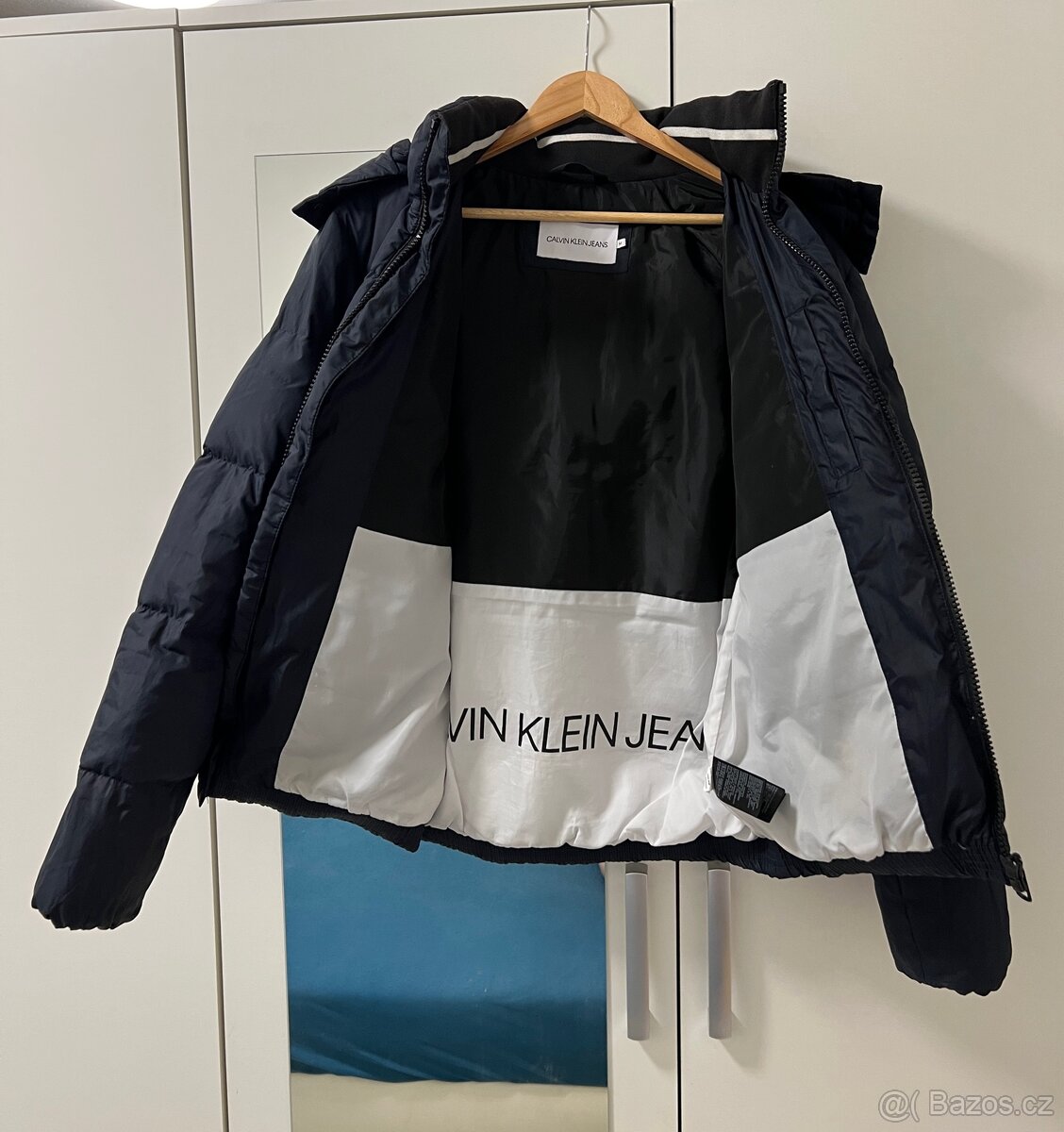 Pánská modrá zimní bunda Calvin Klein v. M nová - 3
