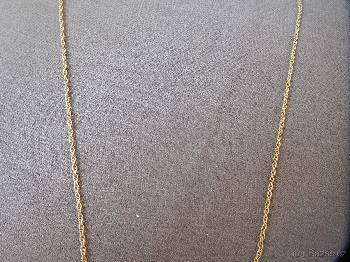 ZLATÝ ŘETÍZEK - NÁHRDELNÍK - 14k - 3