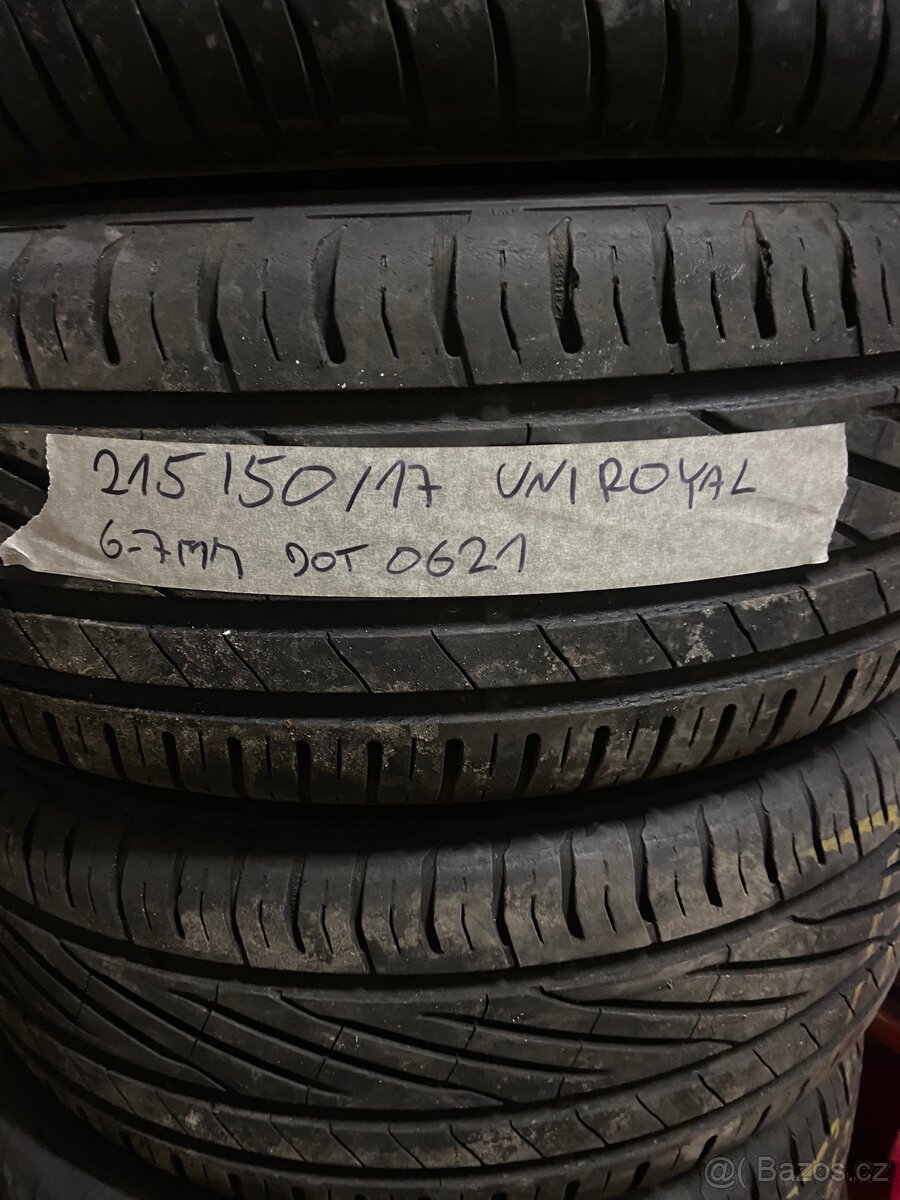 4 ks letní pneumatiky 215/50 r17 - 3