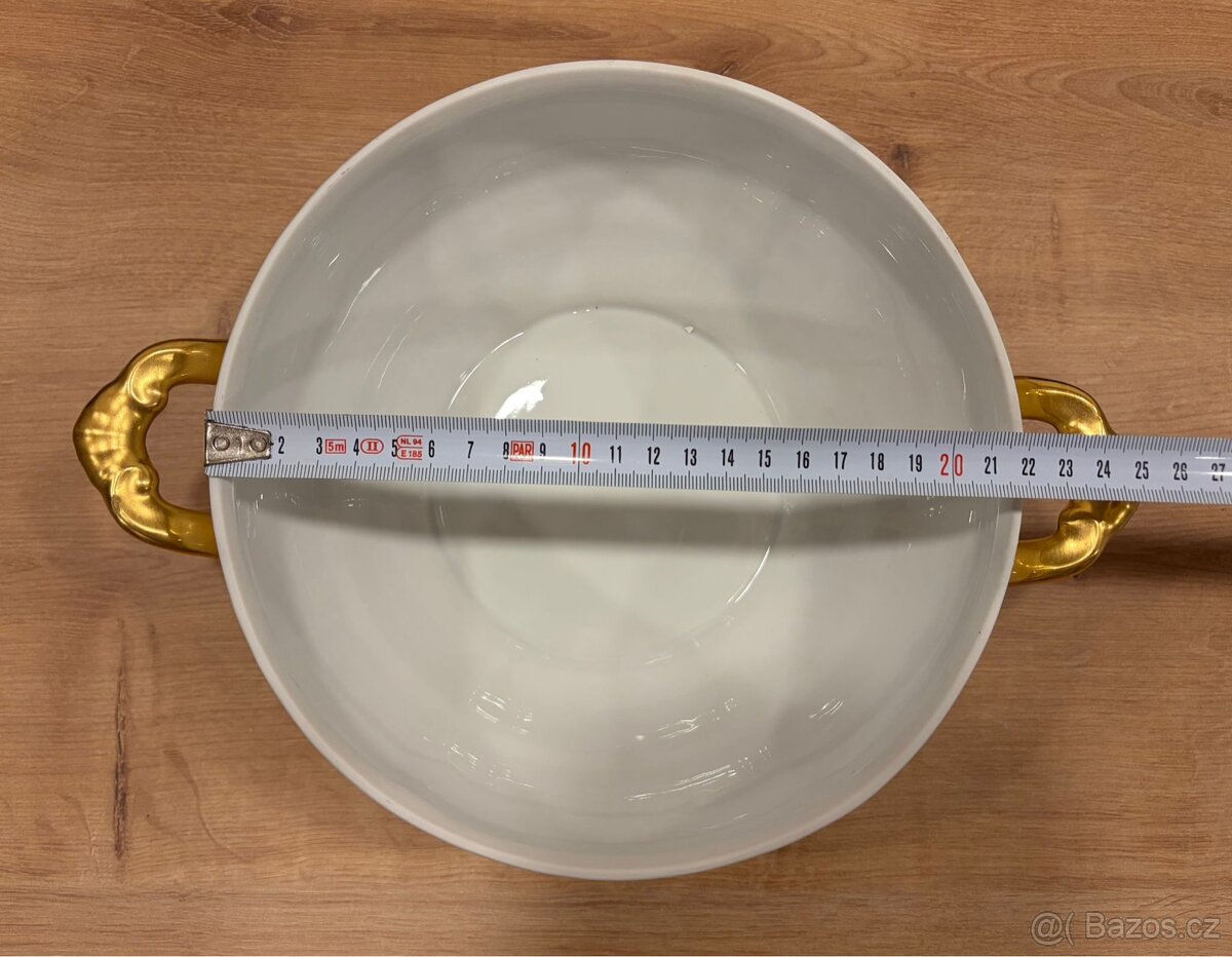 Porcelán Tři Grácie - polévková mísa - 3