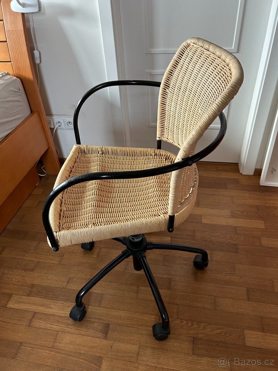 Otočná ratanová řidle GREGOR IKEA - 3