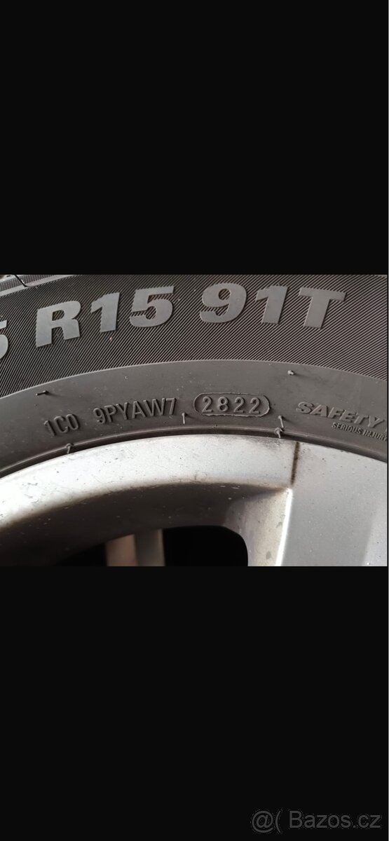 Alu kola ford - focus + c-max 15 palců - 3