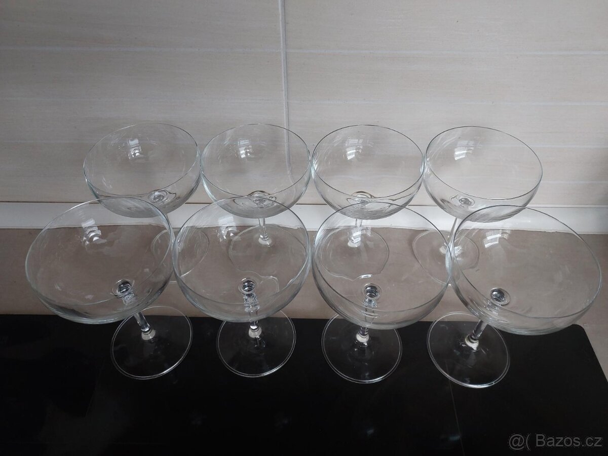 Skleničky na šampus, 8 kusů - 3