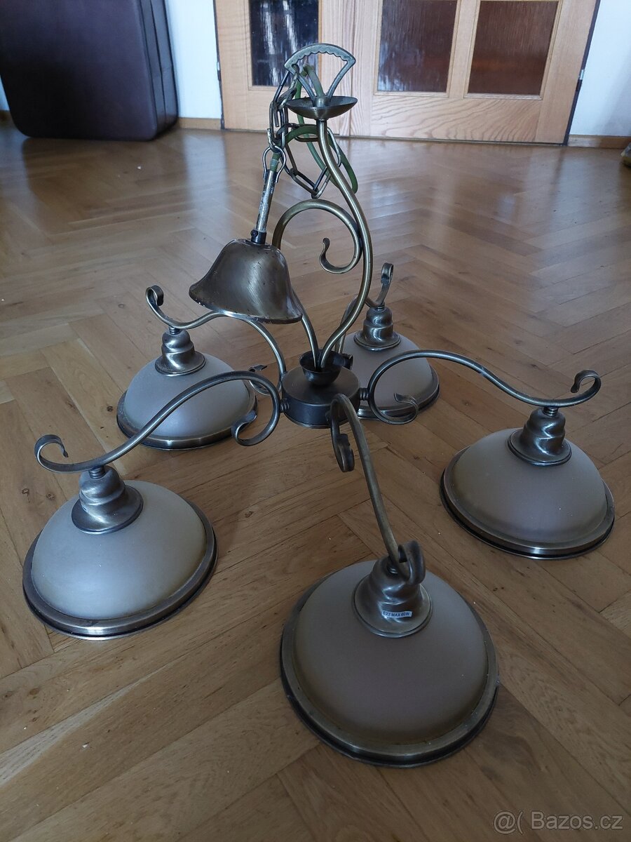 Rustikální lustr - 3