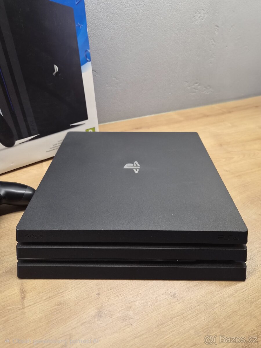 PlayStation 4 Pro 1TB + 2x ovladač + krabice + 9 her - 3