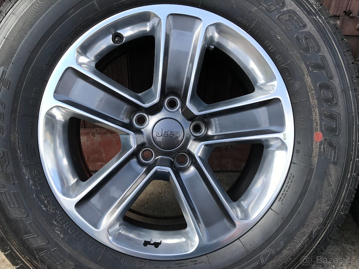 ORIGINAL ALU KOLA JEEP WRANGLER 255/70/18
