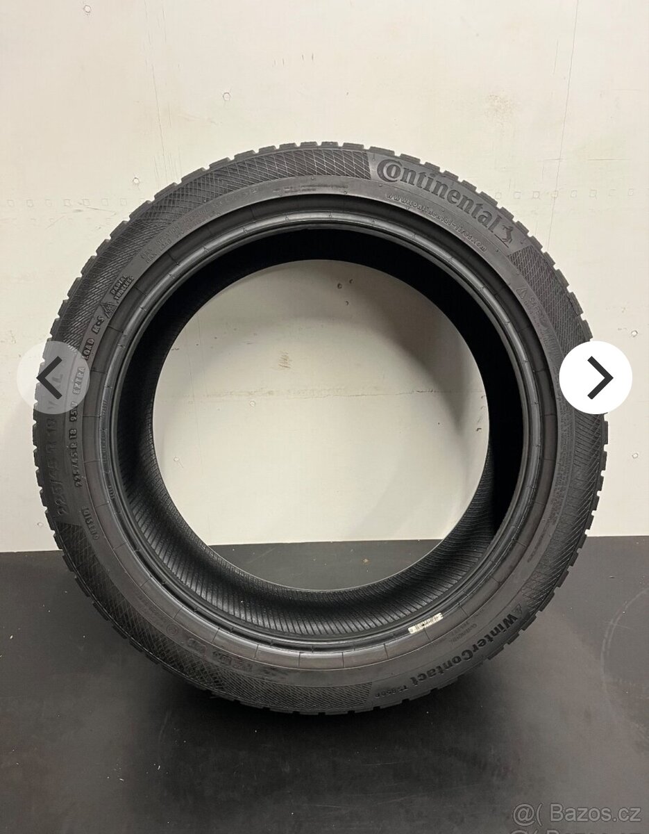 2x 225/45 R18 zimní pneu Continental - TOP - [22.10. 2 - 3