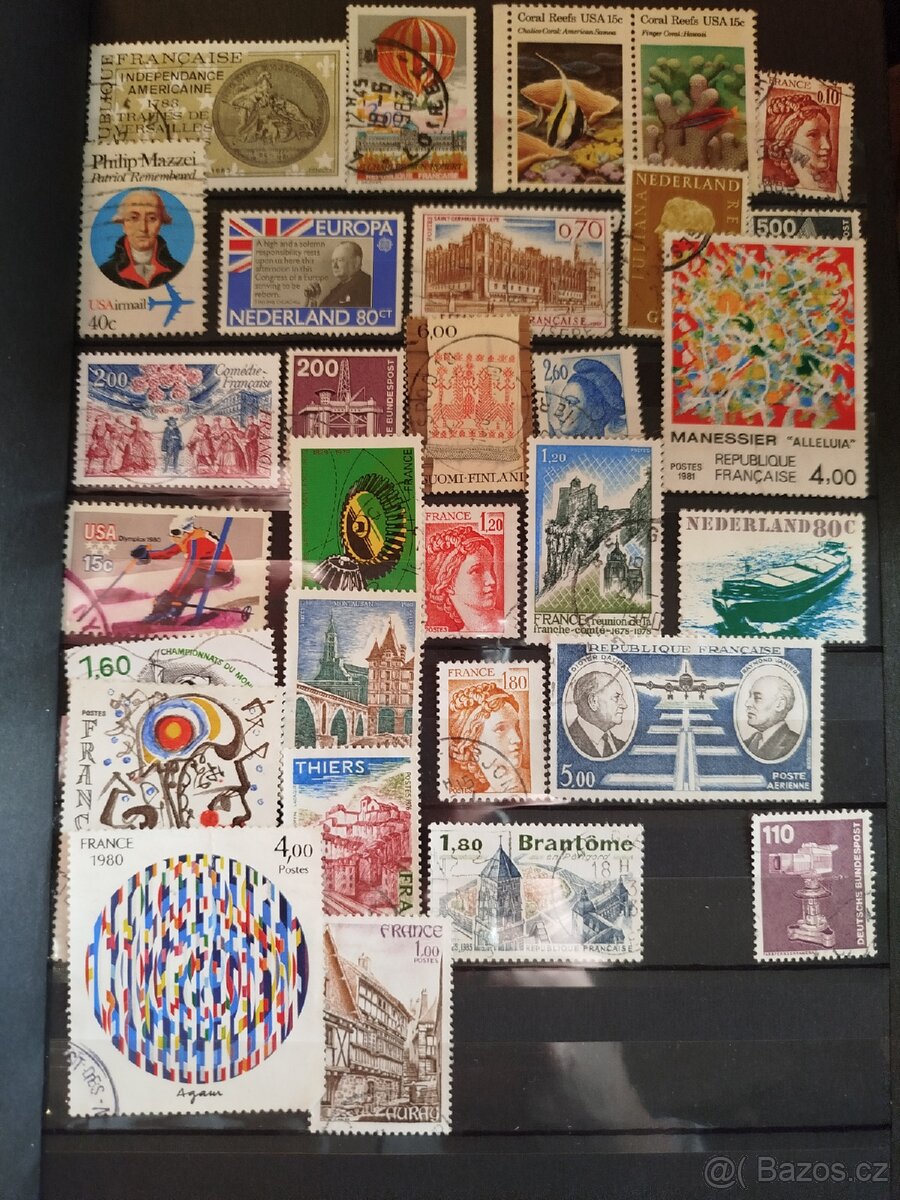 6x Album se známkami z celého světa - 3