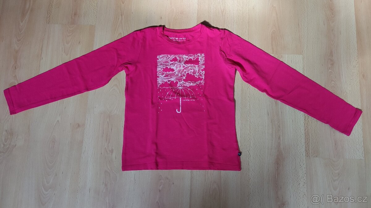 Dívčí tríčka 5x dlouhý rukáv 152/158 Alpine pro / Kugo - 3