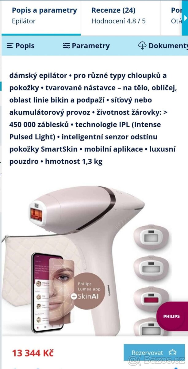 Epilátor Philips Lumea IPL Series 9900 BRI976/00 - 3