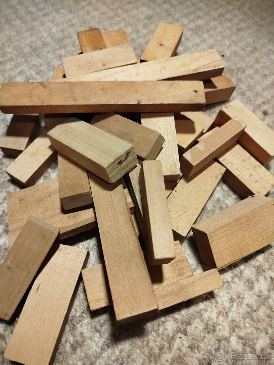 Dřevěná buková stavebnice - 3