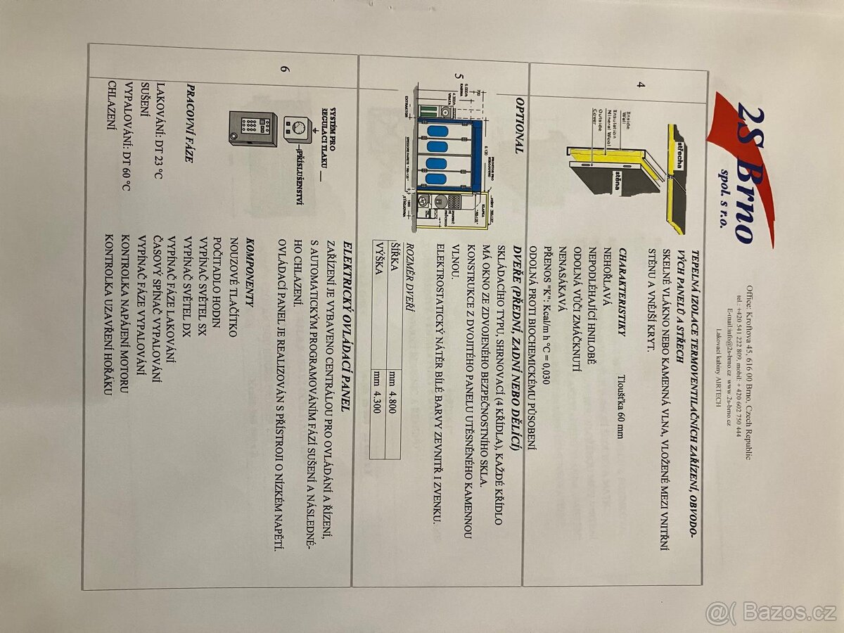 Průmyslová lakovna 10x5x4,3m AIRTECH MODULAR 10x5x4,3m - 3