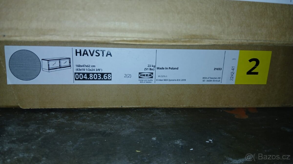 IKEA HAVSTA tv stolek - NOVÝ, ZABALENÝ - 3