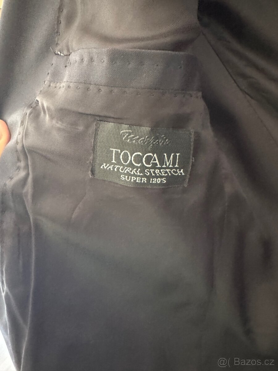 Pánský oblek BLAŽEK - sako a kalhoty, vel. 48, černý - 3